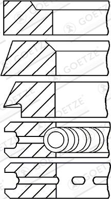 Goetze 08-314600-00 - Garnitura, capac supape aaoparts.ro
