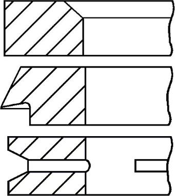 Goetze Engine 08-333300-00 - Set segmenti piston aaoparts.ro