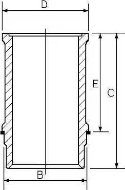 Goetze Engine 14-636730-00 - Camasa cilindru aaoparts.ro
