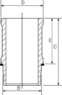 Goetze Engine 15-638390-00 - Camasa cilindru aaoparts.ro