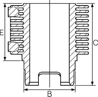 Goetze Engine 21207602DL STD - Camasa cilindru aaoparts.ro