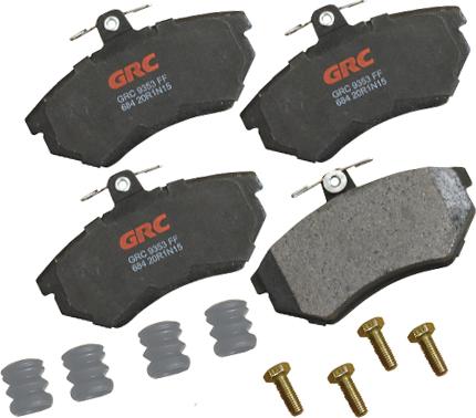 GRC GMD684 - Set placute frana,frana disc aaoparts.ro