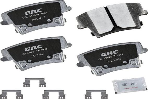 GRC GPRD1057 - Set placute frana,frana disc aaoparts.ro