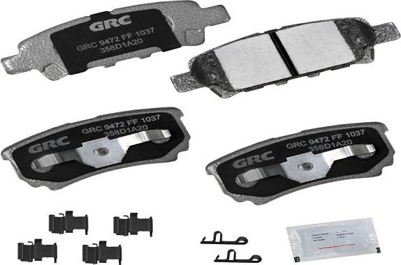 GRC GPRD1037 - Set placute frana,frana disc aaoparts.ro