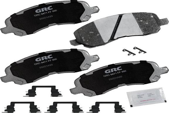 GRC GPRD866 - Set placute frana,frana disc aaoparts.ro