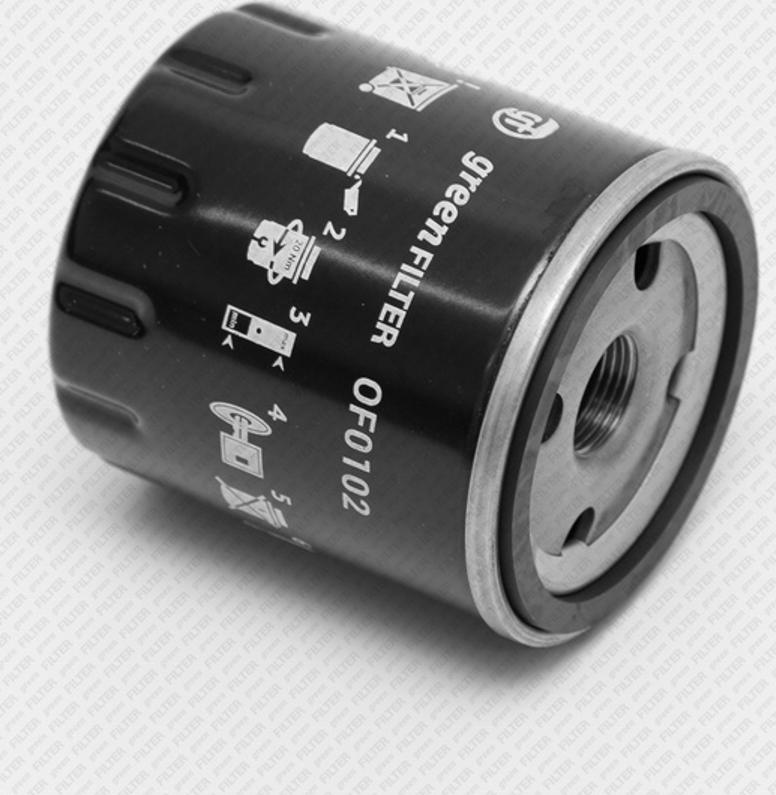 Green Filter OF0102 - Filtru ulei aaoparts.ro