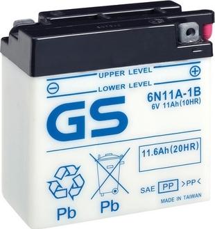 GS GS-6N11A-1B - Baterie de pornire aaoparts.ro