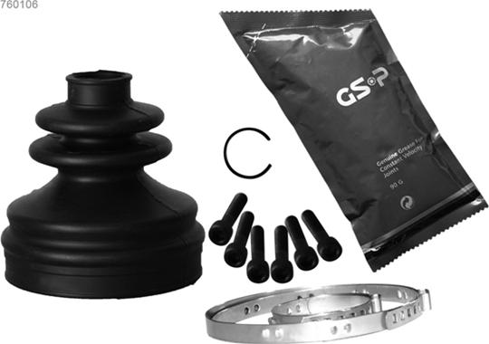 GSP 760106 - Burduf cauciuc, articulatie planetara aaoparts.ro