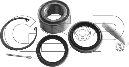 GSP GK3309 - Set rulment roata aaoparts.ro