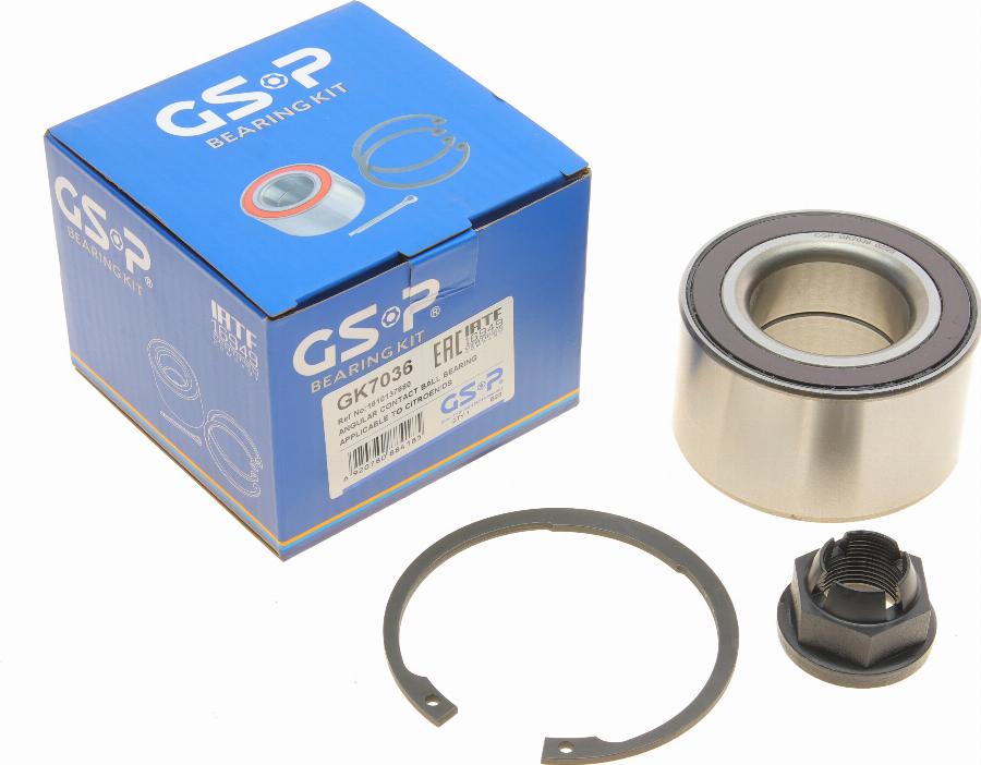 GSP GK7036 - Set rulment roata aaoparts.ro