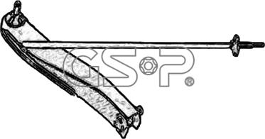 GSP S061198 - Brat, suspensie roata aaoparts.ro