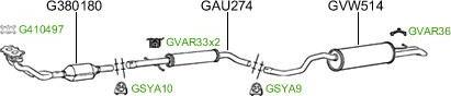 GT Exhausts G410497 - Sistem de esapament aaoparts.ro