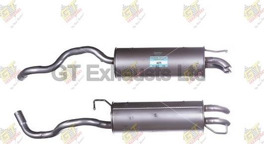 GT Exhausts GAU275 - Toba esapament finala aaoparts.ro