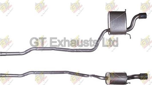 GT Exhausts GBM462 - Toba esapament finala aaoparts.ro