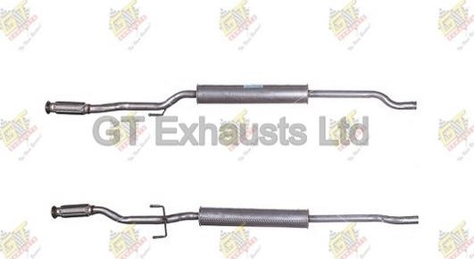 GT Exhausts GBM477 - Toba esapamet intermediara aaoparts.ro