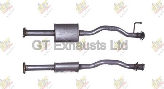 GT Exhausts GCL224 - Toba esapamet intermediara aaoparts.ro