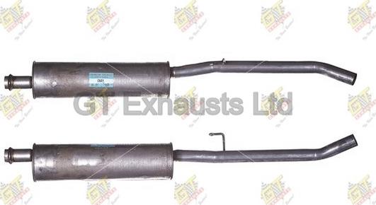 GT Exhausts GCN451 - Toba esapamet intermediara aaoparts.ro