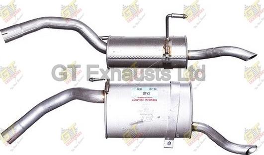GT Exhausts GCN461 - Toba esapament finala aaoparts.ro