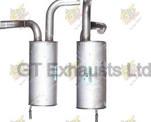GT Exhausts GCN605 - Toba esapamet intermediara aaoparts.ro