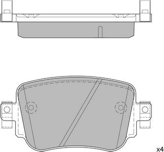 Hagen GP1900 - Set placute frana,frana disc aaoparts.ro