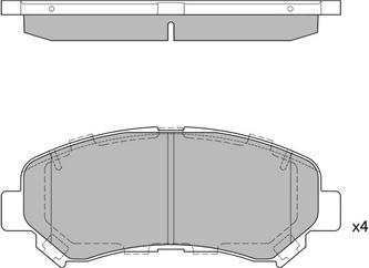 BOSCH 0 986 494 885 - Set placute frana,frana disc aaoparts.ro