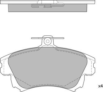 Hagen GP1530 - Set placute frana,frana disc aaoparts.ro