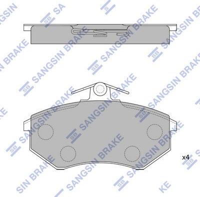 Hagen GP1043 - Set placute frana,frana disc aaoparts.ro