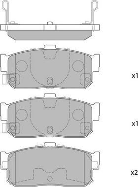 Havam HP2762 - Set placute frana,frana disc aaoparts.ro