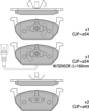 Hagen GP1736 - Set placute frana,frana disc aaoparts.ro