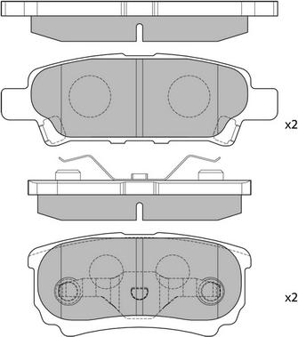 Hagen GP2111 - Set placute frana,frana disc aaoparts.ro