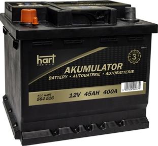 Hart 564 516 - Baterie de pornire aaoparts.ro