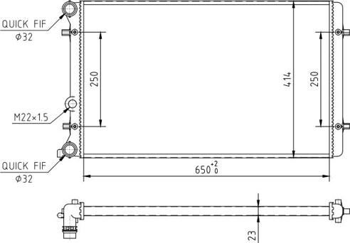 Hart 601 387 - Radiator, racire motor aaoparts.ro
