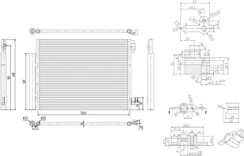Hart 616 714 - Condensator, climatizare aaoparts.ro