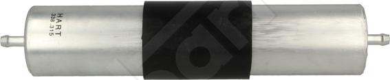 Hart 338 315 - Filtru combustibil aaoparts.ro