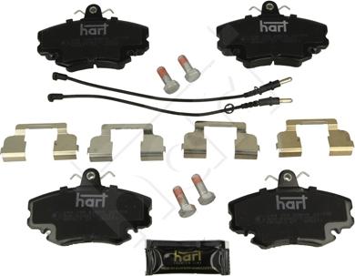 Hart 249 159 - Set placute frana,frana disc aaoparts.ro