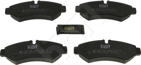 Hart 259 696 - Set placute frana,frana disc aaoparts.ro