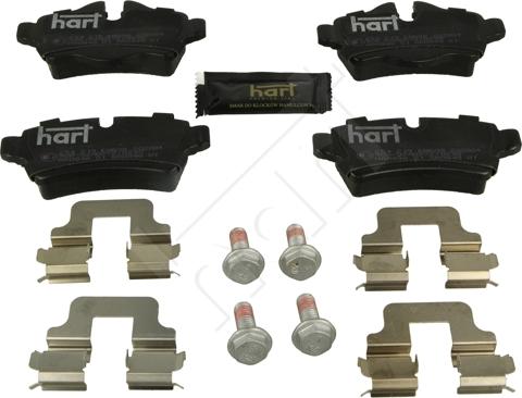 Hart 254 219 - Set placute frana,frana disc aaoparts.ro