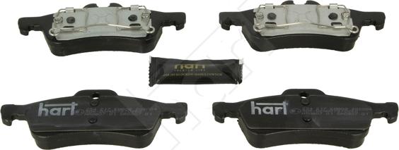 Hart 254 217 - Set placute frana,frana disc aaoparts.ro