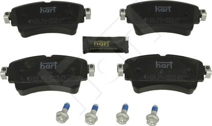 Hart 256 947 - Set placute frana,frana disc aaoparts.ro