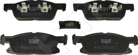 Hart 256 954 - Set placute frana,frana disc aaoparts.ro