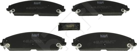 Hart 256 956 - Set placute frana,frana disc aaoparts.ro