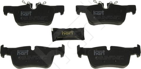 Hart 256 952 - Set placute frana,frana disc aaoparts.ro