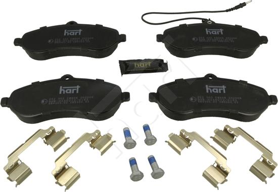 Hart 252 305 - Set placute frana,frana disc aaoparts.ro