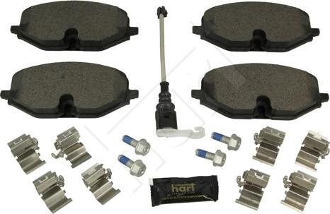 Hart 260 809 - Set placute frana,frana disc aaoparts.ro