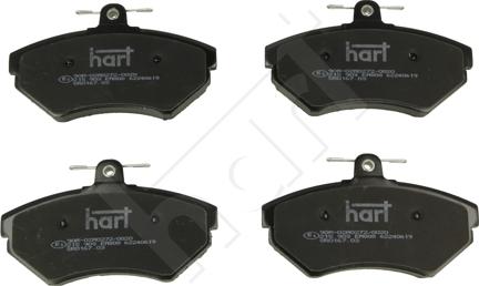 Hart 215 903 - Set placute frana,frana disc aaoparts.ro