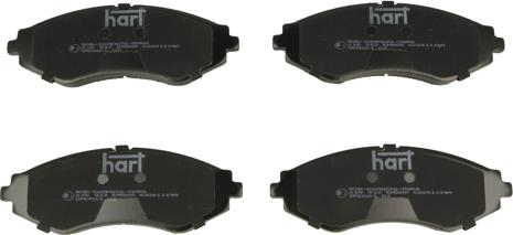 Hart 215 912 - Set placute frana,frana disc aaoparts.ro