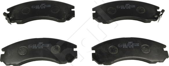 Hart 215 257 - Set placute frana,frana disc aaoparts.ro