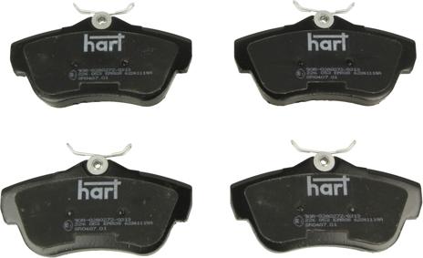 Hart 226 053 - Set placute frana,frana disc aaoparts.ro