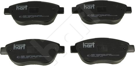 Hart 220 180 - Set placute frana,frana disc aaoparts.ro