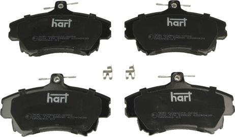 Hart 220 176 - Set placute frana,frana disc aaoparts.ro